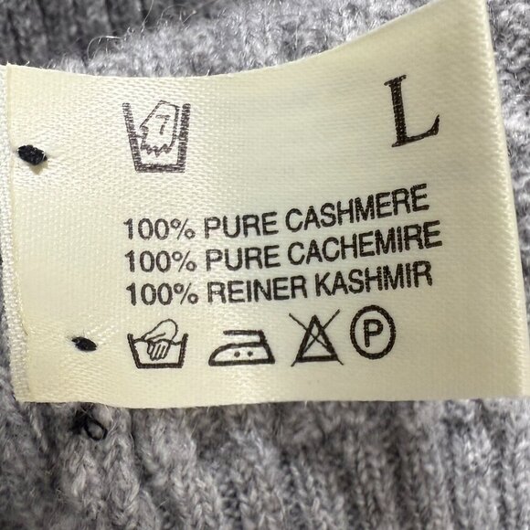 Burberry London Cable knit Cashmere Turtleneck Size L - Picture 3 of 10